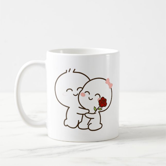Taza De Café Cute Valentine’s Day Coffee Mug (Izquierda)