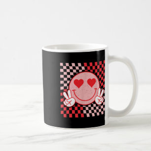 Taza De Café Cute Valentines vibes sonríe frente a los hombres