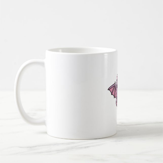 Taza De Café Cute Vampire Bat Bebe Bubble Tea (Izquierda)
