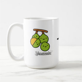 Taza De Café Cute Venezuelan Fruits • Mamones Kawii