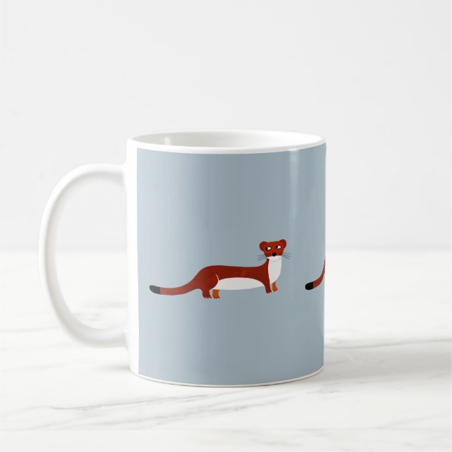 Taza De Café Cute Weasel (Izquierda)