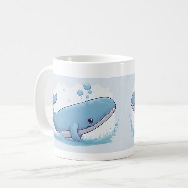 Taza De Café Cute Whale (Anverso izquierdo)