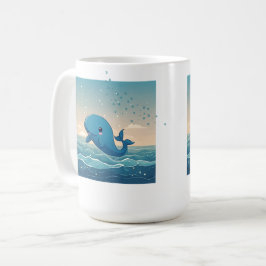 Taza De Café Cute Whale