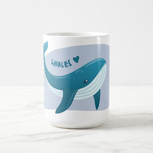 Taza De Café Cute Whale