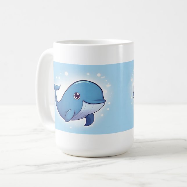 Taza De Café Cute Whale (Anverso izquierdo)