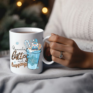 Taza De Café Cute Winter Gnome Flanels Lattes Leggings