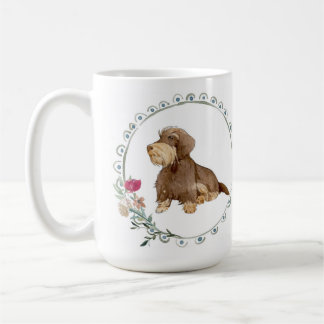 Taza De Café Cute Wirehair Dachshund cerámica mug