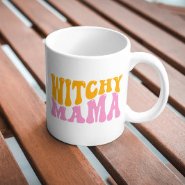 Taza De Café Cute Witchy Mama Mom Bruja Halloween