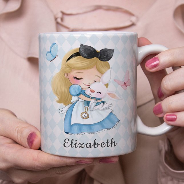 Taza De Café Cute Wonderland Cumpleaños Coffee Mug (Subido por el creador)