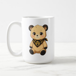 Taza De Café Cute Yellow and Black Ancap Teddy Bear