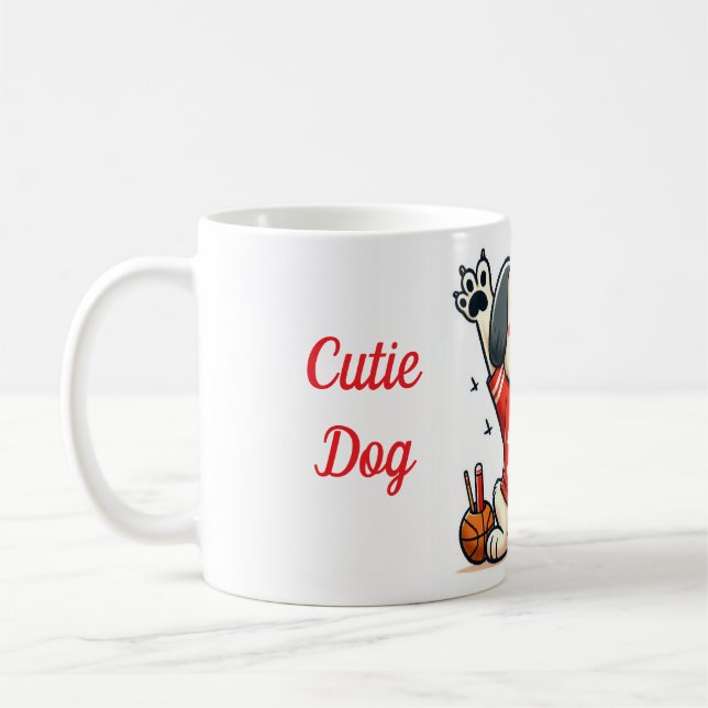 Taza De Café Cutie Dog (Izquierda)