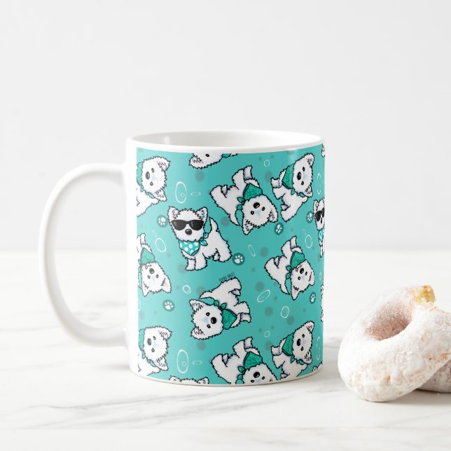 Taza De Café Cutieface Westies (Con donut)