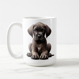 Taza De Café Cuto gran dane puppy
