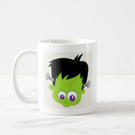 Taza De Café Cuto verde Frankenstein Monster cara Halloween