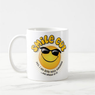 Taza De Café cuz de la sonrisa… sí, soy poca sol de la falta