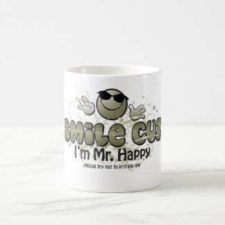 Taza De Café cuz de la sonrisa soy Sr. Happy