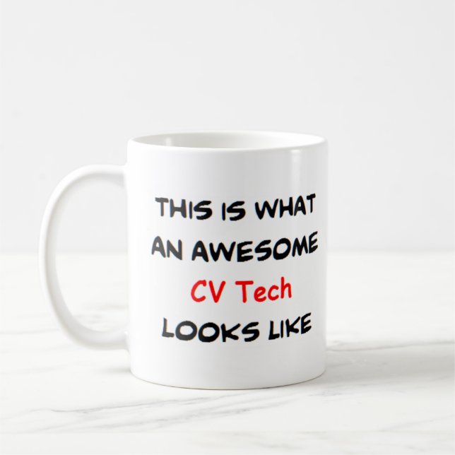 Taza De Café cv tech, increíble (Izquierda)