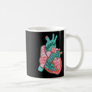 Taza De Café Cvicu Enfermera Cardiaca Anatomía Cardíaca Humana 