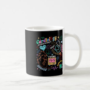 Taza De Café Cvicu Enfermera Cardiaca Anatomía Retro Cardiologí
