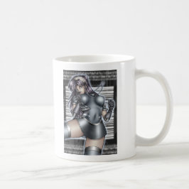 Taza De Café Cyber Anime Chica