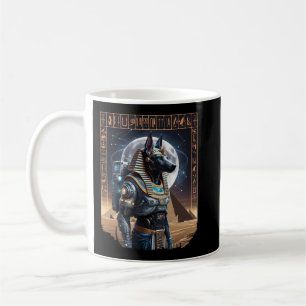 Taza De Café Cyber Anubis - Antiguo Guardián de las Estrellas