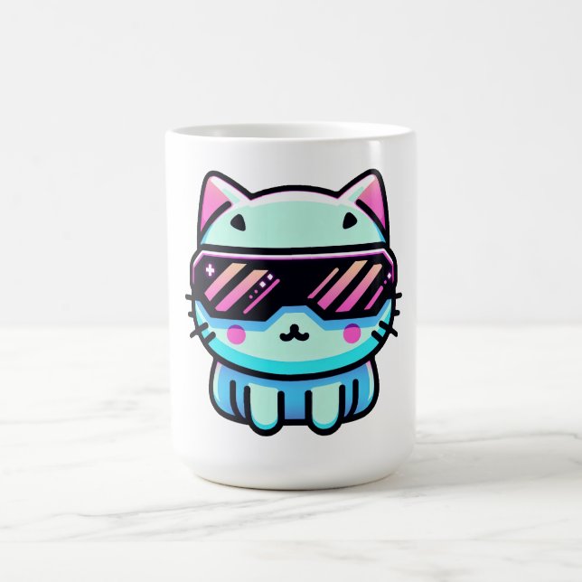 Taza De Café Cyber Cat (Centro)