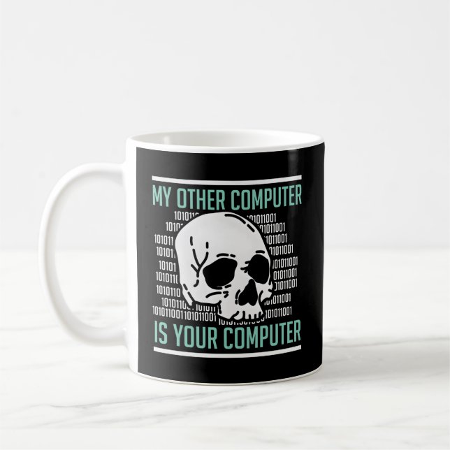 Taza De Café Cyber Hacker Computer Security Expert Cybersecurit (Izquierda)