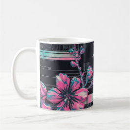 Taza De Café Cyber Sakura Skyline
