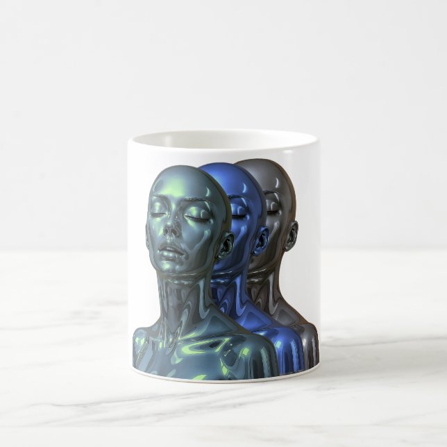 Taza De Café Cyber Women Aligned (Centro)