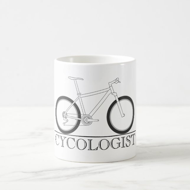 Taza De Café Cycologist Coffee Mug (Centro)