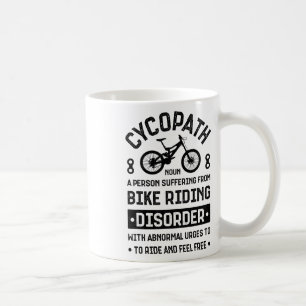 Taza De Café Cycopath Ciclismo De Montaña Bicicleta De Montaña 