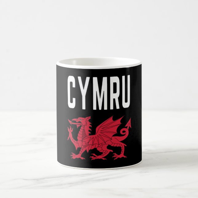 Taza De Café Cymru Cymraeg Wales Rota Rugby Orgulloso De Ser Ga (Centro)