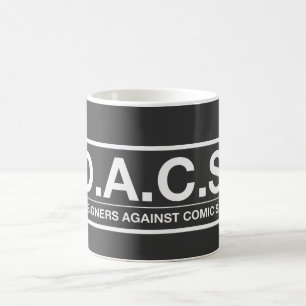 Taza De Café D.A.C.S. Diseñadores contra cómico sin
