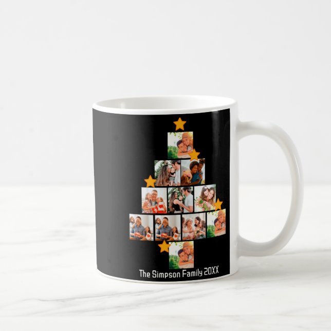 Taza De Café D Fun Family Christmas 11 Photo Collage Baby  (Derecha)