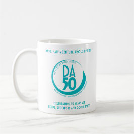 Taza De Café DA50 Worldwide Virtual Convention Mug in Teal