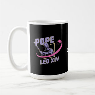 Taza De Café Da Pope Leo XIV Diseño de Béisbol Faith Conoce el