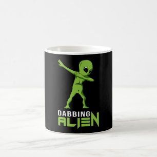 Taza De Café Dabbing Alien Area 51 Extranjería Ufo Space Aliens