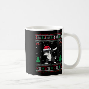 Taza De Café Dabbing Bernedoodle Perro Santa Hat Niños Chicas