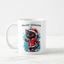 Taza De Café Dabbing Black Cat: Festividades de los Navidades M