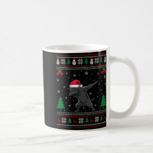Taza De Café Dabbing Black Labrador perro Santa Hat niños Chica