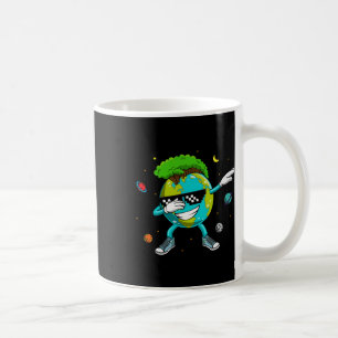 Taza De Café Dabbing Earth Recycling Conversation Space Science