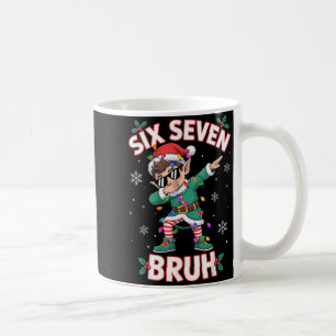 Taza De Café Dabbing Elf Seis Siete Bruh Navidad 67 Meme Xmas