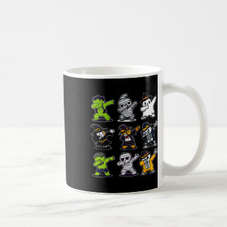 Taza De Café Dabbing Halloween Boys Skeleton Zombie Scary Pumpk
