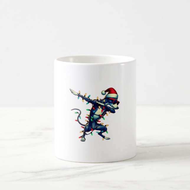 Taza De Café Dabbing Italiano Greyhound Dog Gafas de sol lindo (Centro)