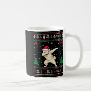 Taza De Café Dabbing Samoyed Perro Santa Hat Niños Chicas Chris