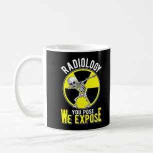 Taza De Café Dabbing Skeleton Radiología divertida del radiól