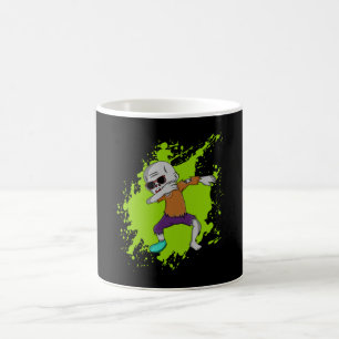 Taza De Café Dabbing Zombie Dab Halloween Idea de regalo divert