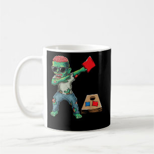 Taza De Café Dabbing Zombie Halloween Cornhole Trick or Trete