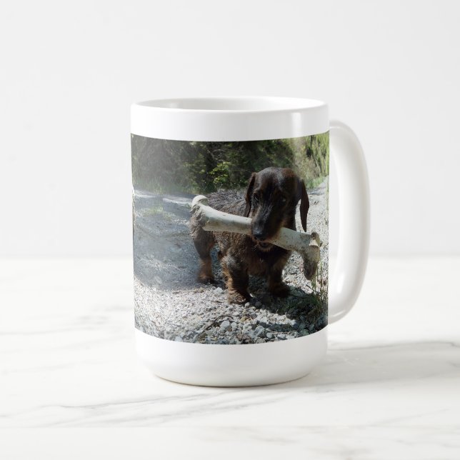 Taza De Café Dachshund (Anverso derecho)