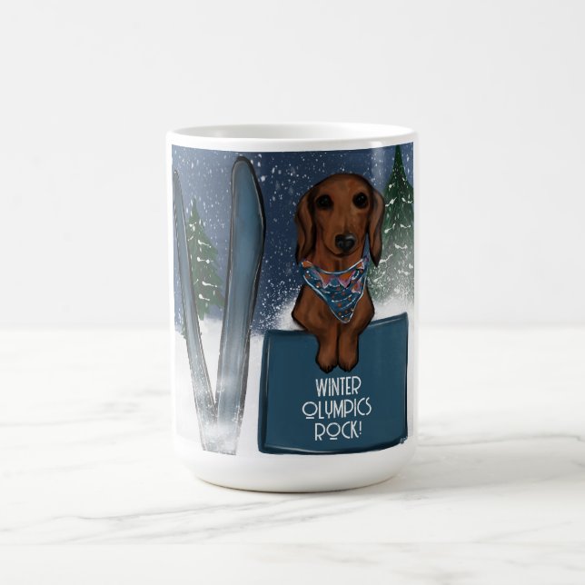 TAZA DE CAFÉ DACHSHUND  (Centro)